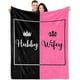 thumbnail image 1 of LHSHID Wedding Gifts for Couples Wife Anniversary Blanket Flannel Soft and Comfortable Anti static Bed Sofa Blanket 60x80in, 1 of 6