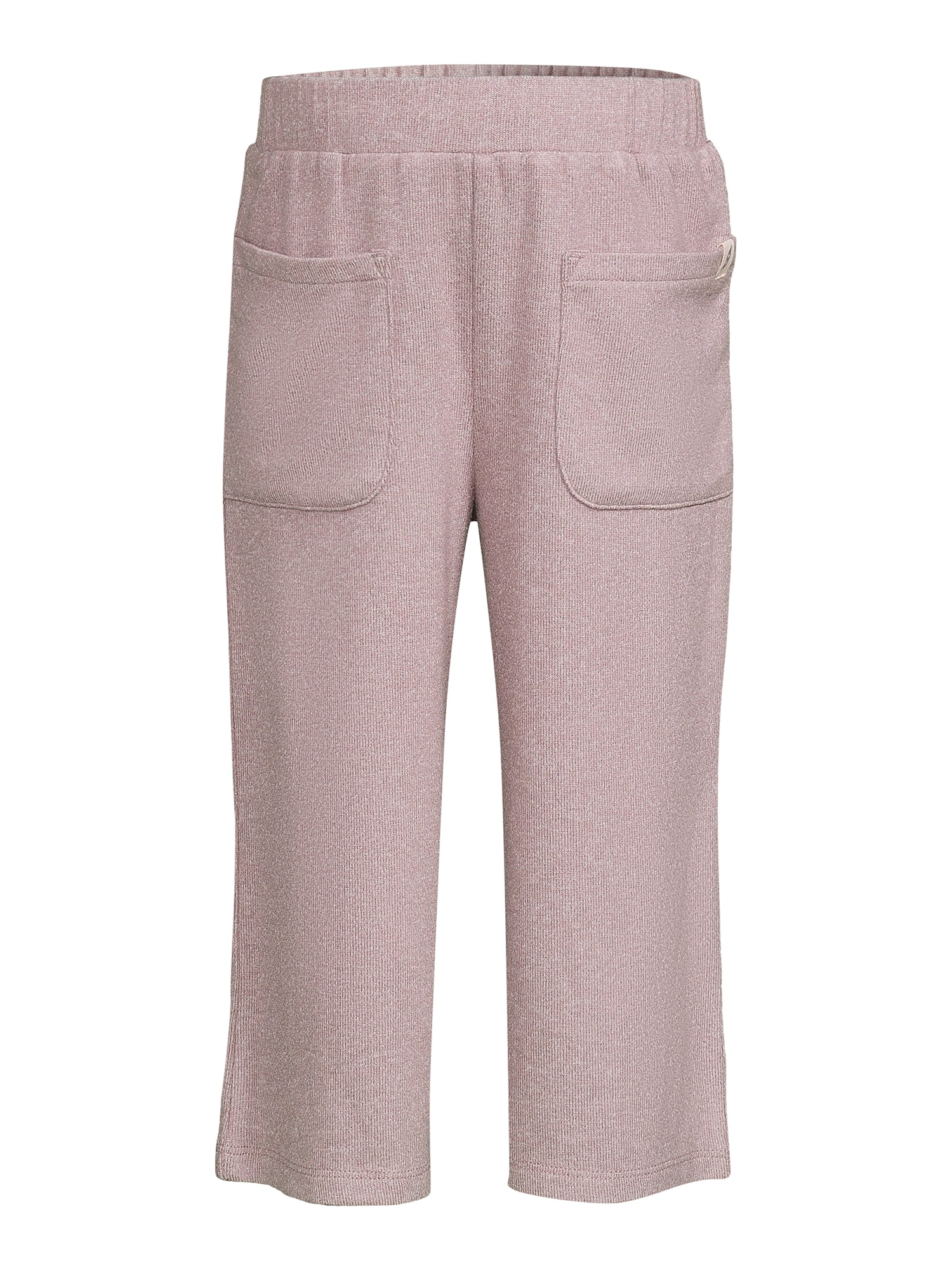easy-peasy Toddler Girl Hacci Wide Leg Pant, Sizes 12 Months-5T