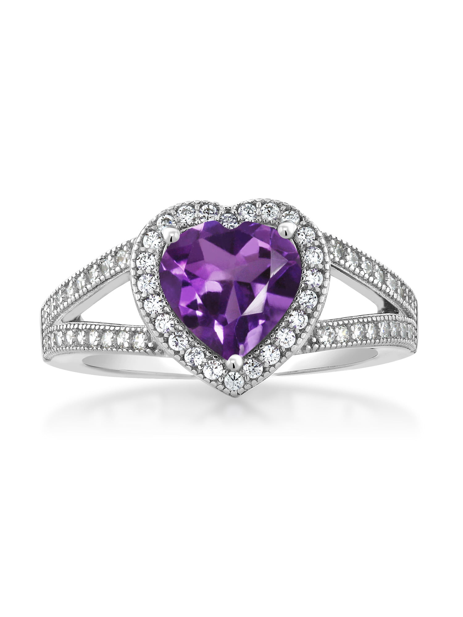Details about   EARTH MINED 9MM AFRICAN AMETHYST HEART DESIGN STERLING SILVER 925 RING SIZE 8