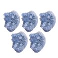 thumbnail image 1 of Cristales de Celestita en Bruto, Piedras de Cristal de Forma Irregular, Ejemplares de Gemas para la Decoración de Estanterías de Habitaciones del Hogar, Colección de Piedras, 1 of 7