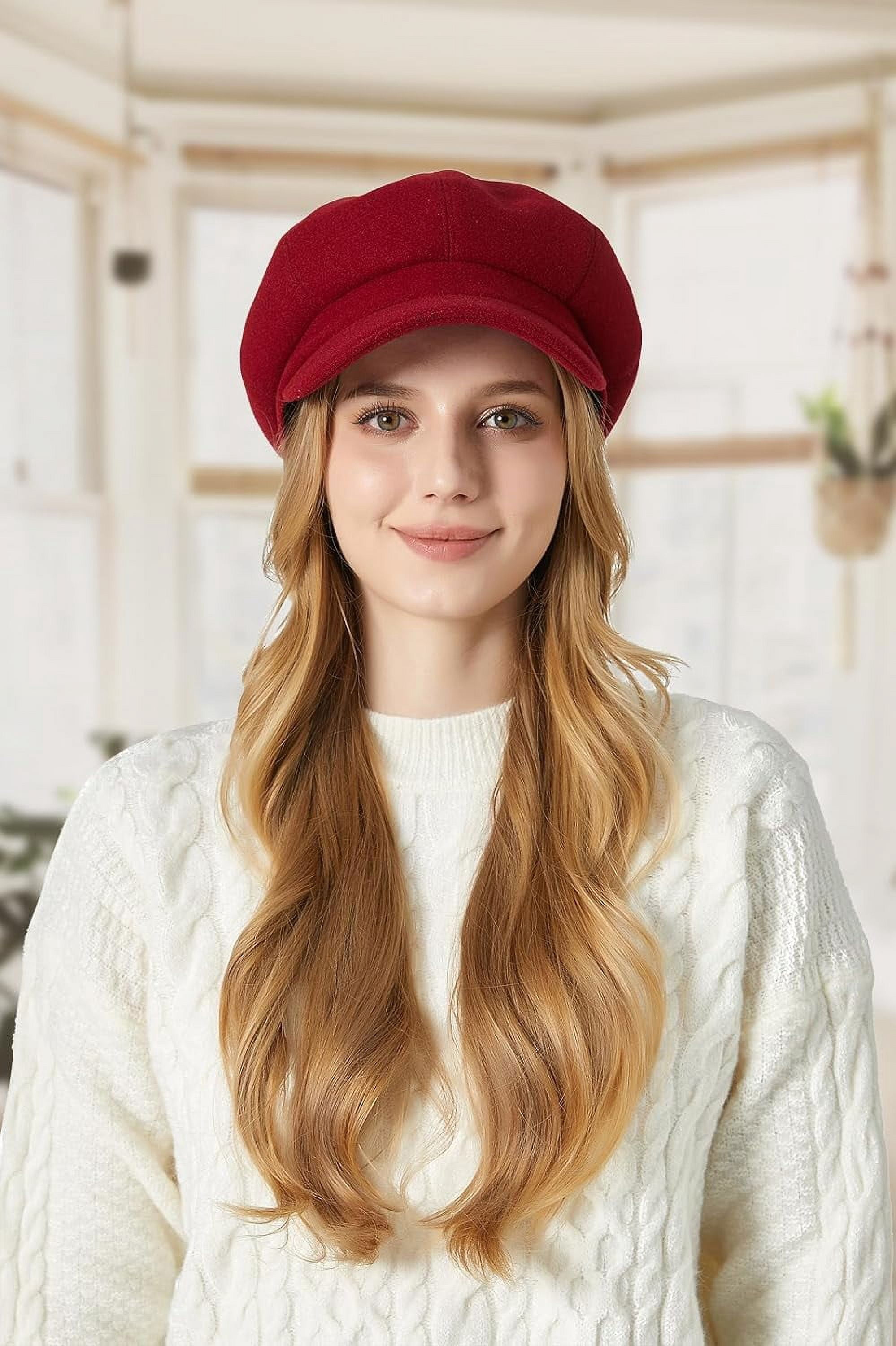 8585 French Beret Hats For Women Winter Newsboy Cap Spring Outdoor Sun Hat Fashion Beret Hats for Women Autumn Winter Casual Newsboy  main image 3