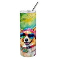 thumbnail image 4 of Carolines Treasures DAC2496TBL20 3 x 8.25 x 3 in. & 20 oz Corgi Hippie Dawg Stainless Steel Skinny Tumbler, 4 of 5