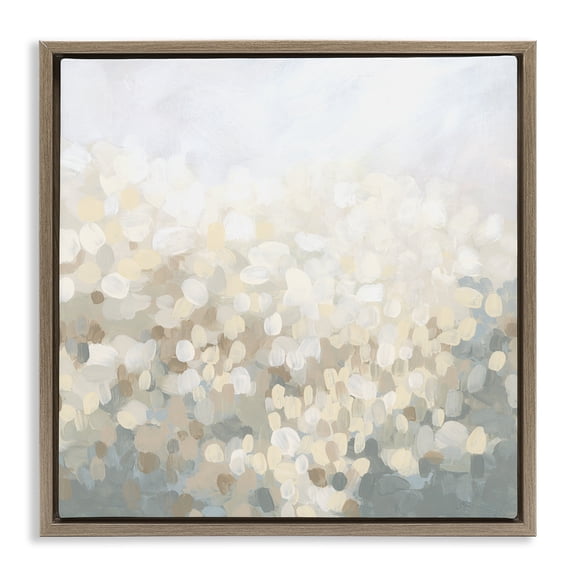 Stupell Industries Modern Speckled Ombre Abstract Brown Floating Frame Canvas Art, 18 x 18, by June Erica Vess