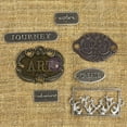 thumbnail image 2 of Prima Marketing Mechanicals Metal Embellishments-Plate &amp; Label 7/Pkg, Pk 3, 2 of 2