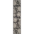thumbnail image 2 of Safavieh Courtyard Crystal Floral Indoor/Outdoor Runner Rug, Black/Sand, 2'3" x 14', 2 of 10