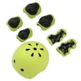 thumbnail image 4 of Conjuntos de rodilleras y coderas para casco de seguridad, 7 piezas/juego, casco de seguridad para niños, equipo de protección para patinaje, accesorios deportivos para niños, diseño de vanguardia, 4 of 14