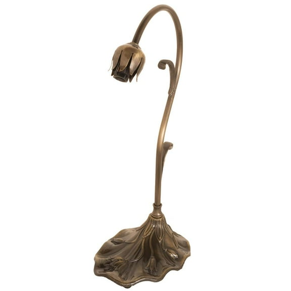 Meyda Tiffany 14556 Lily 15" Tall Lamp Base - Brass