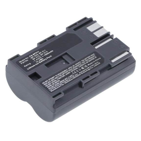 Replacement Battery for Canon Optura 100MC,Optura 20,Optura 200MC,Optura 50MC,Optura Pi,Optura Xi,PowerShot G1,PowerShot G2,PowerShot G3,PowerShot G5,Powershot G6,PowerShot Pro 1,1500mAh