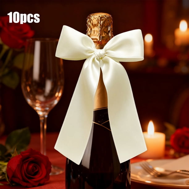 Double Ear Bow Ballets Style Princess Birthday Party Scene Shooting Background Decoration Wine Glasses Decoration Bow Candlestick Decoration Bow