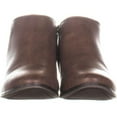 thumbnail image 5 of STYLE & COMPANY Womens Brown Padded Comfort Wileyy Almond Toe Block Heel Zip-Up Booties 11 M, 5 of 5