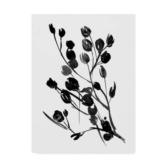 Trademark Fine Art 'Expressive Floral I' Canvas Art by Melissa Wang