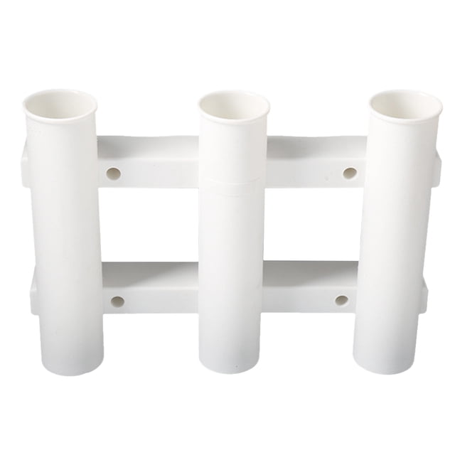 Pole Inserter Rack Soporte Pesca 3 Tubo Enlace Liberación Rápida para La Marina Barco Instale Firmemente Tackle Yates