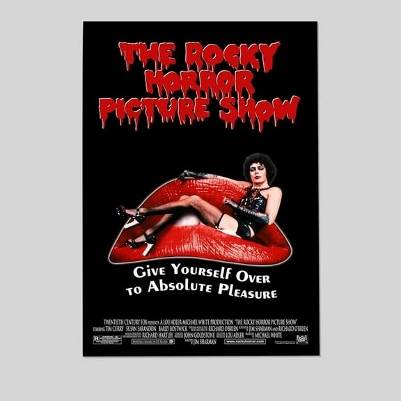Movie Poster Rocky Horror Picture Show Raunchy Retro Style - Size 24''x36''