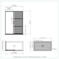 thumbnail image 2 of A&E Bath and  Shower ATLAS-3260-BLK, 2 of 9