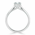 thumbnail image 3 of 1.00 Cts Cushion Moissanite Diamond Engagement Ring / 18K White Gold Plated Anniversary Ring/ Wedding Ring / Dainty Ring / PromiseRing, 3 of 4