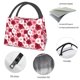thumbnail image 4 of Fotbe Rose Bolsa Térmica Portátil con Estampado, Bolsa de Entrega de Alimentos Aislada, Bolsa Reutilizable de Gran Capacidad para Comidas y Supermercado, 4 of 6