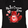 thumbnail image 4 of Inktastic My 1st Canada Day with Red and White Maple Leaves Boys or Girls Baby Bodysuit, 4 of 5