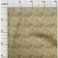 thumbnail image 2 of oneOone Tissu Polyester Spandex Jaune Feuilles Matériel de Robe Tissu Imprimé Tissu au Mètre 56 Pouces de Large-Aa, 2 of 5