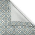 thumbnail image 5 of Ambesonne Quatrefoil Grommet Curtain, Circular Star Tile Motif, 50" x 108", Tan Beige Blue, 5 of 6
