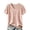 Pink, variant on JULMCOMO Womens Breast Cancer Shirts V Neck Pink Floral Print Breast Cancer Awareness Shirts Short Sleeve Casual Comfy Graphic Tees Light pink 2XL