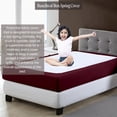 thumbnail image 4 of HNB Store Box Spring cover Upgrade Your Mattress with our Short Queen Size Box Spring Cover Upto 18" Deep Wine, 4 of 5