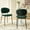Green, variant on NORDICANA Modern Round Dining Chairs Set of 4, Beige Boucle Kitchen Side Chairs Upholstered with Metal Legs