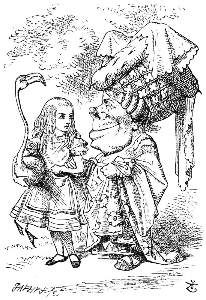 Alice In Wonderland, 1865./Nalice And The Duchess. Illustration By John ...

