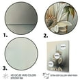 thumbnail image 3 of Designart White Gerber Flowers Hyperrealistic V Canvas Wall Art, 3 of 5