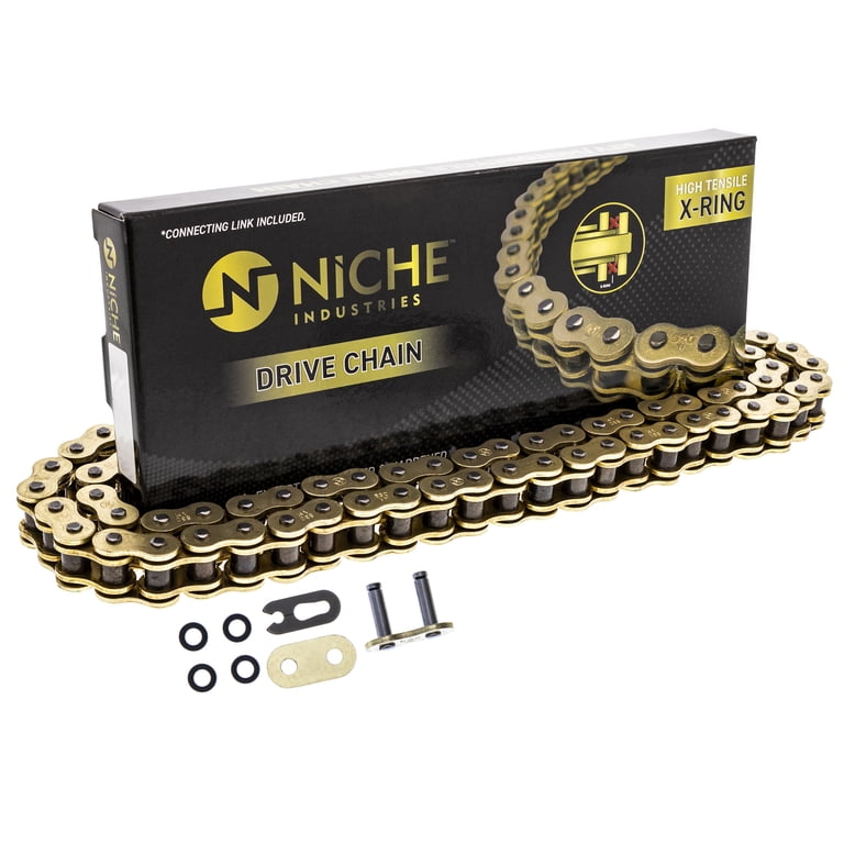 Niche Gold 530 X-Ring Chain 120 Links With Master Link Motorcycle