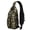 Dark-green-59, variant on Boho Tropical Palm Trees Sling Backpack – Multipurpose Water-Resistant Sling Bag Featuring Summer Beach Palm Trees and Ocean Sunset Prints for Daily Carry