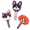thumbnail image 1 of 10 Pieces Animal Shape Key Chain Kids Cute Cartoon Reusable Washable Replacement Anti-corrosive Children Adult Keychain Pendant Type 4, 1 of 9