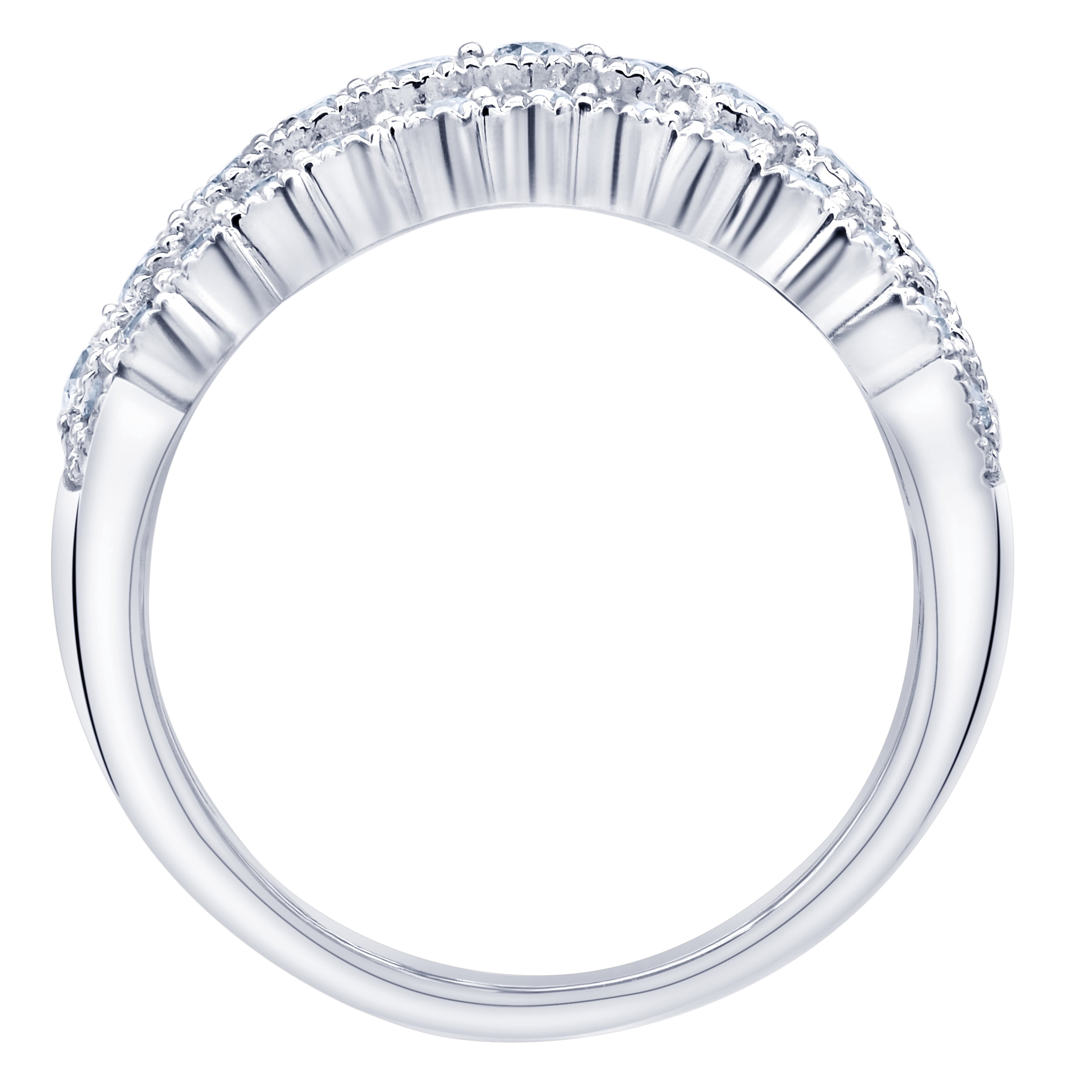 Arista 1 1/4 Carat T.W Lab Grown Diamond Women's Ring in Sterling Silver (I, SI)