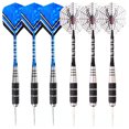 thumbnail image 1 of Bangcool 6PCS Dart Set Professional Shockproof Steel Tip Dart Set with Dart Sharpener, 1 of 4