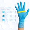 thumbnail image 2 of [100 Pcs] Nitrile Gloves - Powder & Latex Free Disposable Exam Gloves - Medical and Food Grade - 3 Mil - Touch Sensitive Small, 2 of 7