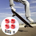 thumbnail image 4 of Soidarity Rodamientos de ruedas de monopatín, juego de arandelas de rodillos de tabla larga, tabla de deriva de Street Park, pieza reemplazable, Patinetes eléctricos Rojo Soidarity OD020101-02, 4 of 6