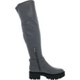 thumbnail image 2 of Guess Womens Frazer Faux Leather Block Heel Knee-High Boots, 2 of 3