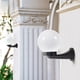 thumbnail image 5 of FELTECHELECTR 2 lámparas de pared con forma de globo, pantallas de acrílico para jardín y patio., 5 of 6
