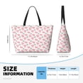 thumbnail image 4 of Fotbe Cute Axolotl Bolsa de Viaje para Playa - Resistente al Agua, Bolsa Tote de Gran Capacidad y Ligera con 7 Bolsillos para Mujeres y Hombres, 4 of 7