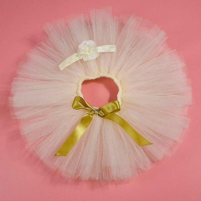 JFBUJC Newborn Baby Tutu Skirt & Headband Set