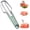 Green, variant on HYEASTR Watermelon Cutter Slicer, Watermelon Popsicle Mould, 3 in 1 Melon Scoop Fruit Scooper Tool for Dig Pulp Separator, Creative Dig Melon Kitchen Gadgets, Fruit Cutters Shapes, Fruit Scooper