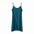 thumbnail image 4 of Aobny Nightgowns for Women Plus Size Cotton Loose Green Nightshirt V-Neck Short Sleeveless Women’S Pajamas,L, 4 of 5