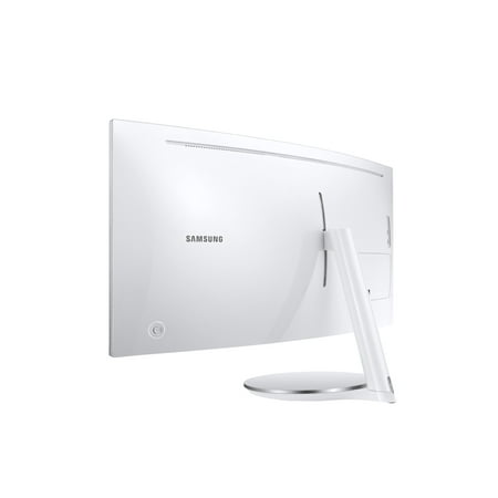 Samsung - 34” ViewFinity CJ791 QHD FreeSync Thunderbolt Monitor with speakers - White/Silver