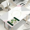 thumbnail image 3 of Boreal Craft Plate Mat Set 4 Linen Print Placemats Festive Heat Table Mats For Holiday Parties & Spring Celebrations For Dining Room & Family Gatherings!, 3 of 4