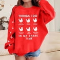 thumbnail image 2 of CAIXIA Cute Sweatshirts for Girls Round Neck Loose Fit Kids Shirts Long Sleeve Printed Medium Weight Pullover Workout Tops Back To School Outfit Spring Fall Clothes 2026, 2 of 5