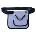thumbnail image 2 of Bolsa para enfermeras Fernando riñonera con múltiples compartimentos de poliéster ajustable Gris claro, 2 of 8