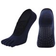 thumbnail image 1 of Chaussettes de Yoga à Cinq Doigts avec Encolure Croisée pour Danse Sport Chaudes, 1 of 6