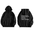 thumbnail image 2 of Edvintorg Hoodies For Women Loose Fit Fashion Letter Print Round Neck Long Sleeve Hooded Sweatshirts Soft Pullover Tops Sudadera Mujer On Clearance, 2 of 5