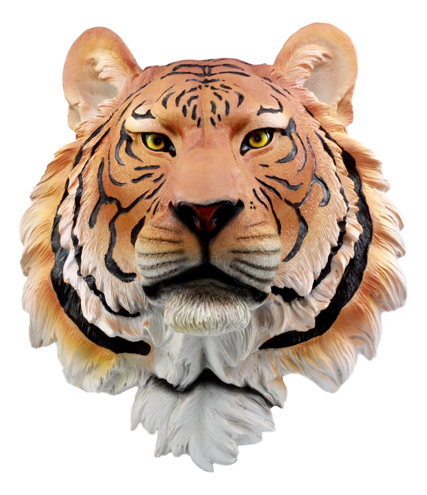 Ebros Large Orange Bengal Tiger Head Wall Decor Plaque 16"Tall