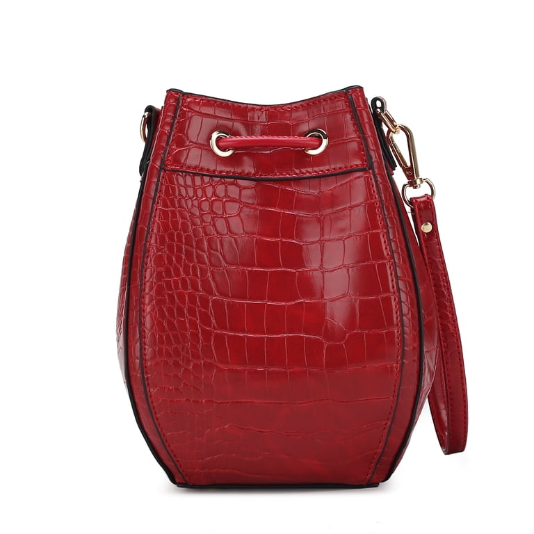 MKF Collection Cassidy Faux Crocodile Embossed Vegan Leather  display picture 3