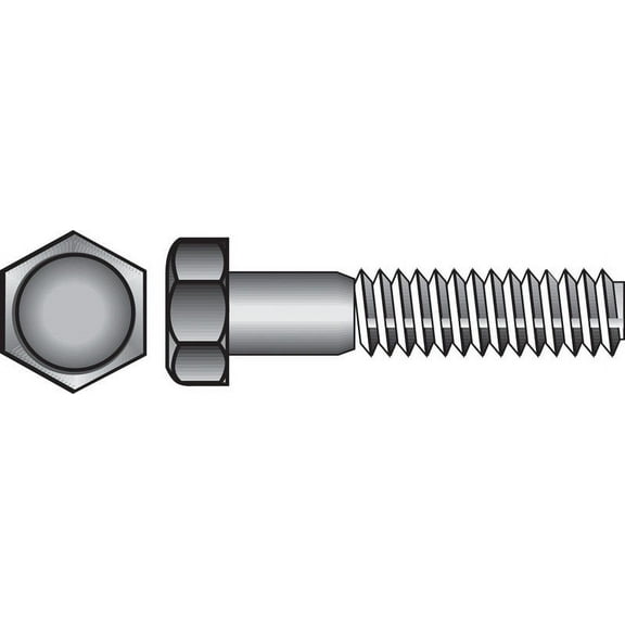Hillman 3/8 in. Zinc Plated Steel Hex Bolt
